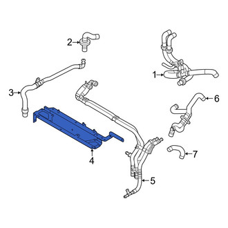 Audi OE - Drive Motor Battery Pack Coolant Hose Bracket