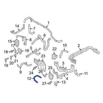 Audi OE - Lower Radiator Coolant Hose