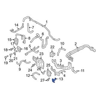 Audi OE - Lower Radiator Coolant Hose