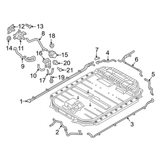 Audi OE - Cooling - Hoses & Lines (Rear), (Launch Edition / Premium / Premium Plus / Prestige)
