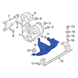 Audi OE - Lower A/C Compressor Bracket