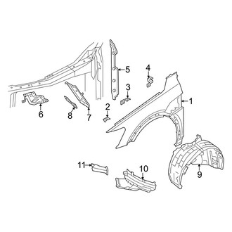 Audi OE - Fender & Components (Fender), (Premium / Premium Plus / Prestige)