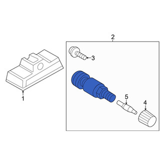 Audi OE - Tire Pressure Monitoring System (TPMS) Sensor Service Kit
