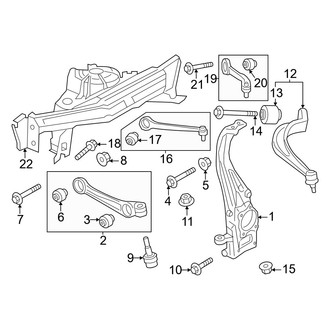 Audi OE - Front Suspension - Suspension Components