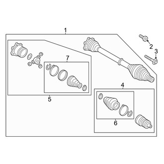 Audi OE - Front Suspension - Drive Axles