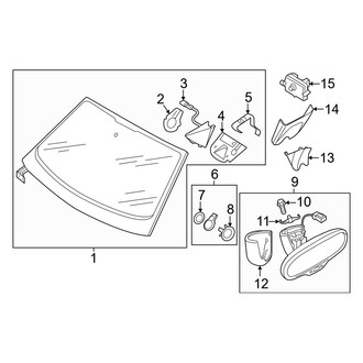 Audi OE - Windshield Glass