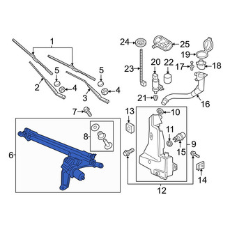 Audi OE - Front Wiper Motor
