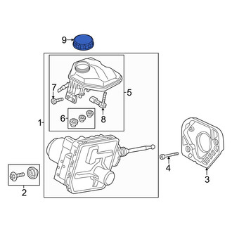Audi OE - Brake Master Cylinder Reservoir Cap