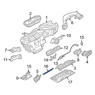 Audi OE - Left Upper Outer Instrument Panel Trim Panel
