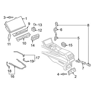 Audi OE - Front Console (Switches & Electrical), (Premium Plus / Prestige)