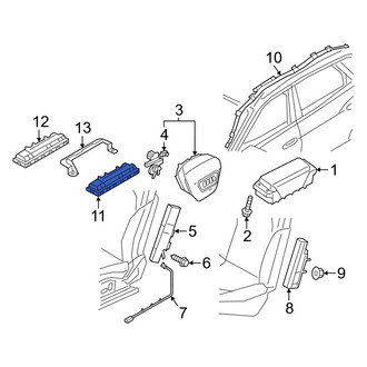 Audi OE - Front Right Lower Instrument Panel Air Bag
