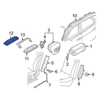 Audi OE - Left Lower Instrument Panel Air Bag