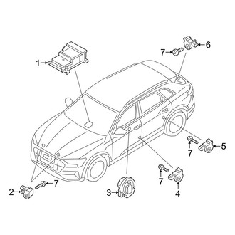 Audi OE - Restraint Systems - Air Bag Components (Modules & Sensors)