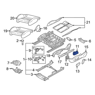 Audi OE - Front Right Power Seat Switch