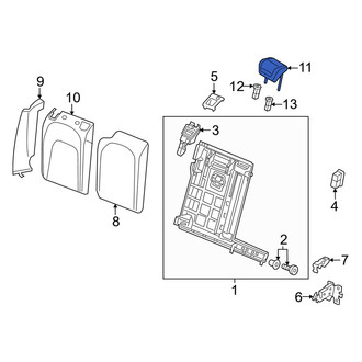 Audi OE - Front Left Headrest