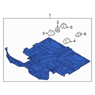 Audi OE - Front Floor Pan