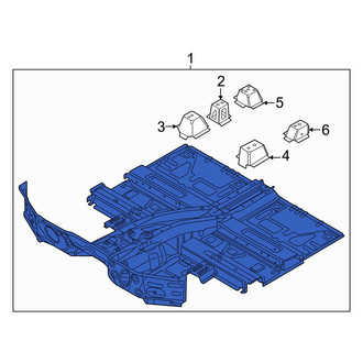 Audi OE - Front Floor Pan