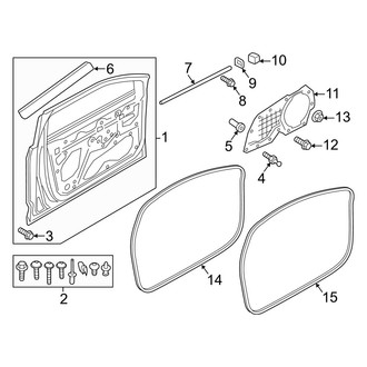 Audi OE - Front Door - Door & Components