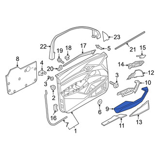 Audi OE - Front Left Door Armrest