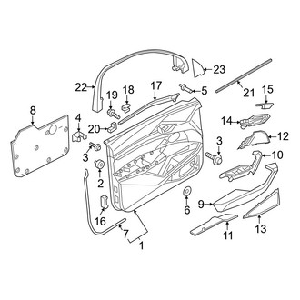 Audi OE - Front Door - Interior Trim (Door Panel & Trim)