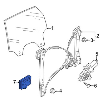 Audi OE - Rear Door Control Module