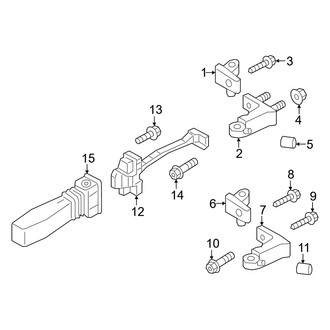 Audi OE - Rear Door - Lock & Hardware (Hinges and Checks)