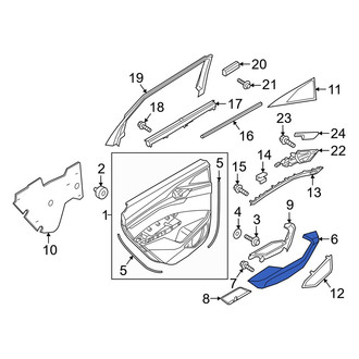 Audi OE - Rear Left Door Armrest