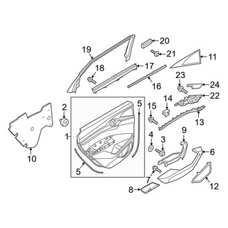 Audi OE - Rear Door - Interior Trim (Door Panels & Covers)