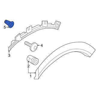 Audi OE - Wheel Arch Molding Clip
