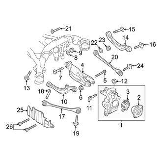 Audi OE - Rear Suspension - Suspension Components