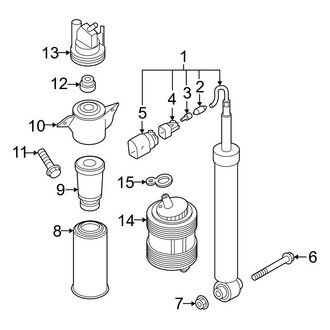 Audi OE - Rear Suspension - Shocks & Components