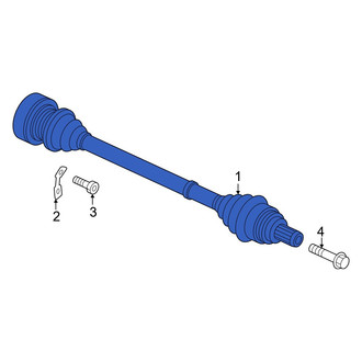 Audi OE - Rear CV Axle Assembly
