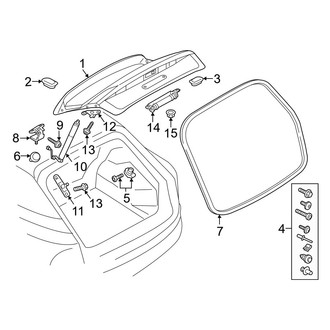 Audi OE - Lift Gate - Gate & Hardware