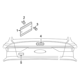 Audi OE - Lift Gate - Exterior Trim