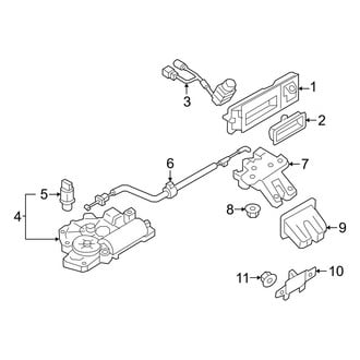 Audi OE - Lift Gate - Lock & Hardware