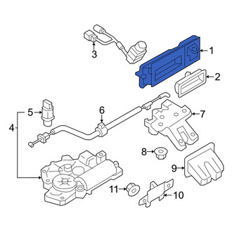 Audi OE - Rear Liftgate Finish Panel