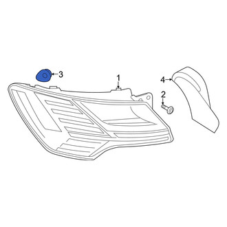 Audi OE - Tail Light Grommet