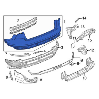 Audi OE - Front Left Bumper Cover