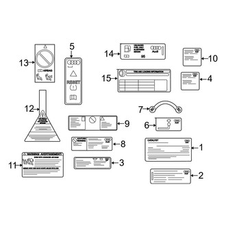 Audi OE - Information Labels - Labels