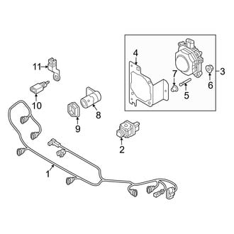 Audi OE - Front Bumper & Grille - Electrical Components (Premium Plus / Prestige)