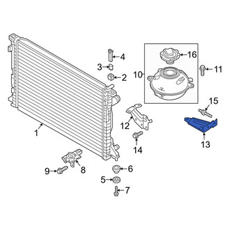 Audi OE - Right Engine Coolant Reservoir Bracket