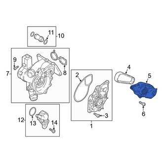 Audi OE - Accessory Drive Belt Cover