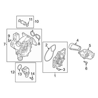 Audi OE - Cooling - Water Pump (Main)