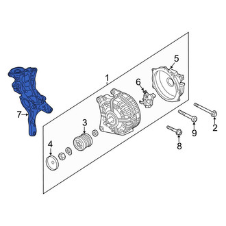Audi OE - Alternator Bracket