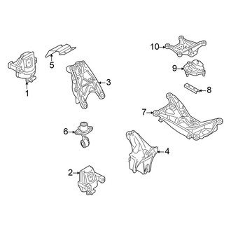 Audi OE - Engine / Transaxle - Engine & Transmission Mounting (FY Body Code)