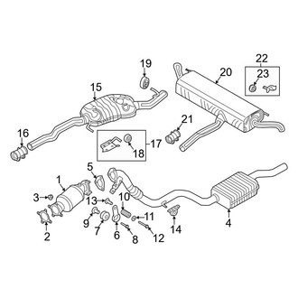 Audi OE - Exhaust System - Exhaust Components