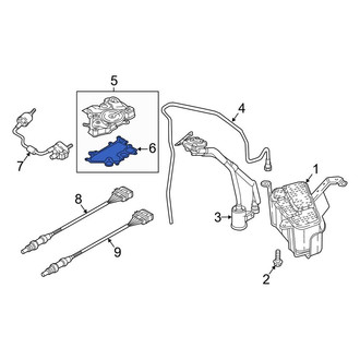 Audi OE - Vapor Canister Purge Valve Assembly Gasket