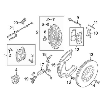 Audi OE - Front Suspension - Brake Components (338 x 30 mm, Brembo)