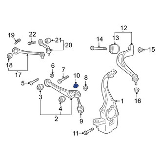 Audi OE - Suspension Ball Joint Nut & Washer