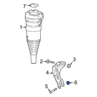 Audi OE - Suspension Shock Absorber Mount Nut